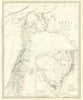 ANCIENT SYRIA. Levant; Sinai.wanderings of the Israelites. SDUK 1844 old map