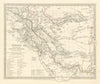 PERSIA (IRAN) . With part of the Ottoman Empire. Iraq. SDUK 1844 old map