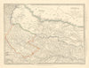 NEPAL AND NORTHERN INDIA. Oude (Awadh) to Allahabad. Gorkha. SDUK 1844 old map