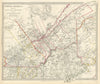 QUEBEC. Québec. Canada.Montreal.Three Rivers.Maine.New Brunswick.SDUK 1844 map