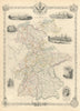 GERMANY. with Dresden, Coburg & Hartz silver mines views. RAPKIN/TALLIS 1851 map