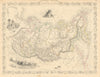 RUSSIA IN ASIA. Oblasts Districts.Siberia Urals Far East. RAPKIN/TALLIS 1851 map