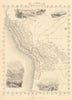 PERU & BOLIVIA. Bolivia with Atacama litoral.Potosi view RAPKIN/TALLIS 1851 map