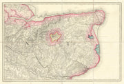 OS #3 East Kent. Faversham Thanet Sheppey Margate Dover North Downs 1819 map