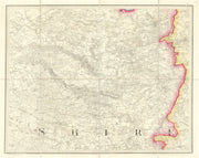 OS #19 Mendip Hills & South Cotswolds. Bath Wells Glastonbury Somerset 1817 map