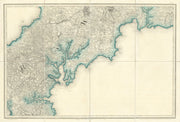 OS #31 Mid Cornwall. Falmouth Truro St. Austell Fowey Carnmenellis 1813 map