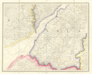 OS #35 Severn Estuary, Avon & Wye Valleys. Bristol Gloucestershire 1830 map