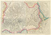 OS #42 Brecon Beacons & Black Mountains. Hay Abergavenny Crickhowell 1832 map