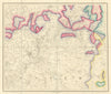 OS #44 Cotswolds. Cheltenham Broadway Burford Moreton Gloucestershire 1828 map