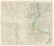 OS #72 Derbyshire Peak District & Staffordshire Potteries. Stoke/Trent 1836 map