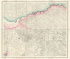 OS #80 Mersey Valley & Cheshire Plain. Warrington Runcorn Chester 1842 old map