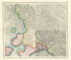 OS #88 Manchester & Southern Pennines. Rochdale Halifax Huddersfield 1843 map
