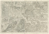 OS #92 Yorkshire Dales & Southern Pennines. Burnley Bradford Skipton 1858 map