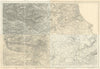 OS #103 Teeside, North Pennines & Durham Coalfield. Middlesborough 1882 map