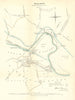 MALDON borough/town plan for the REFORM ACT. Heybridge. Essex. DAWSON 1832 map