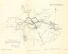 HUNTINGDON borough/town plan. REFORM ACT. Godmanchester Offord. DAWSON 1832 map