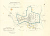 MARLBOROUGH borough/town plan. REFORM ACT. Wiltshire. DAWSON 1832 old map