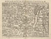 Brabantia III Rheni Tabula. Benelux & North Rhine-Westphalia. MÜNSTER 1572 map