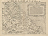 Terrae Sanctae tabula. The Holy Land. Israel Palestine Jordan. MÜNSTER 1572 map