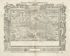 Descriptio Mirandula oppidi munitissimi. Mirandola, Italy. MÜNSTER 1572 map