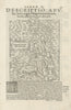 Regni Neapolitani. Kingdom of Naples. Southern Italy. Apulia. MÜNSTER 1572 map