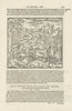 Vuilhelus Tell. William Tell. Switzerland. SEBASTIAN MÜNSTER 1572 old print