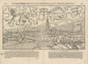 Friburgum Brisgoiae praeclara civitas… Freiburg im Breisgau. MÜNSTER 1572 map