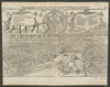 Francofordianae civitatis… The city of Frankfurt am Main. MÜNSTER 1572 old map