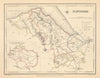Antique county map of FLINTSHIRE by Creighton & Walker for Lewis c1840 old