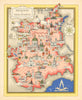 Piemonte / Piedmont & Aosta pictorial map by Vsevolode Nicouline. Italgeo c1950