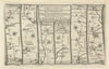 York-Northallerton-Darlington-Durham-Chester/Street GARDNER road map #8 1719