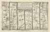 Lichfield - Rugeley - Stone - Nantwich - Chester. GARDNER road map #23 1719