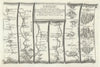 Monmouth - Abergavenny - Brecon - Llandovery. GARDNER road map #77 1719