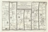 Salisbury - Marlborough - Chipping Campden. GARDNER road map #85 1719 old