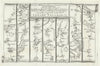 Welshpool - Dolgellau - Harlech - Caernarfon. GARDNER road map #87 1719