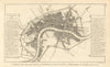 London as fortified by Order of Parliament in the Year 1642/3. VERTUE 1760 map