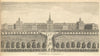 Bethlehem Hospital by William Henry Toms 1760 old antique print picture