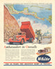 White. Ambassadors in Overalls. The greatest name in trucks. Advert 1942 print