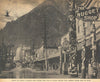 View of Juneau, the Capital of Alaska 1942 old vintage print picture