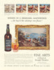 Fine Arts - A Blend of Straight Whiskies. Advertisement 1942 old vintage print