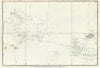 Chart of the Friendly Islands. Cook's discovery of Tonga. HOGG 1784 old map