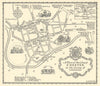 A plan of the City of Chester in the County of Cheshire by A.E. Taylor c1934 map