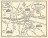 A plan of the City of Dublin, Irish Free State by A.E. Taylor c1934 old map