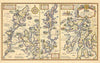 Esso pictorial plan. North Britain Islands. Skye Orkney Arran. TAYLOR c1934 map