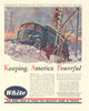 White Trucks - Keeping America Powerful. Advertisement 1943 old vintage print