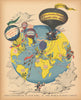 Free Enterprise in our Time: The World Patent Cartel. Corcos 1942 old map