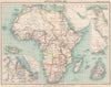 AFRICA Egypt Madeira Eritrea Aden Mauritius Protestant Mission Stations 1911 map