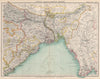 NORTH EAST BRITISH INDIA. Protestant Mission Stations. Burma Bangladesh 1911 map