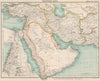 MIDDLE EAST Protestant Mission Stations. 'Debai'/Dubai Abu Thabi/Dhabi 1911 map