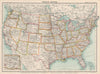 UNITED STATES Protestant Missionary work w/ Native Americans Jews Asian 1911 map